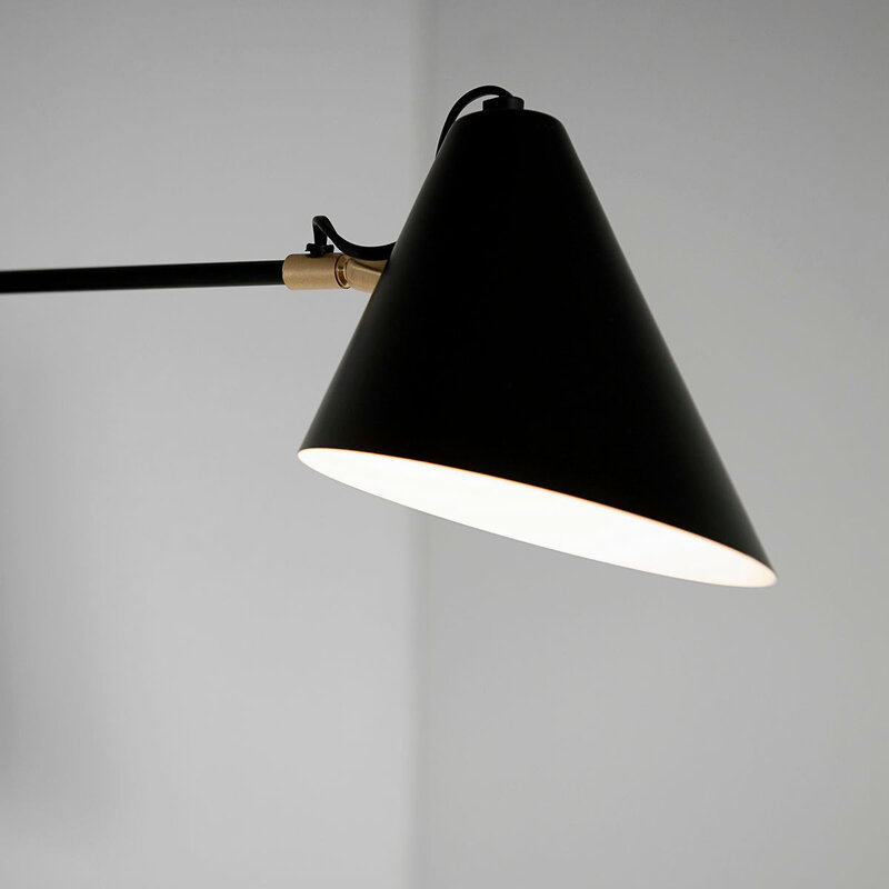 House Doctor-collectie Wall lamp Club Black