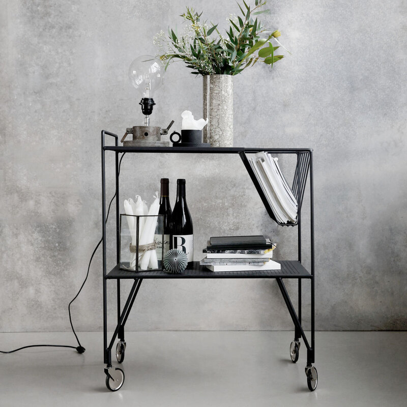 House Doctor-collectie Trolley Use Zwart