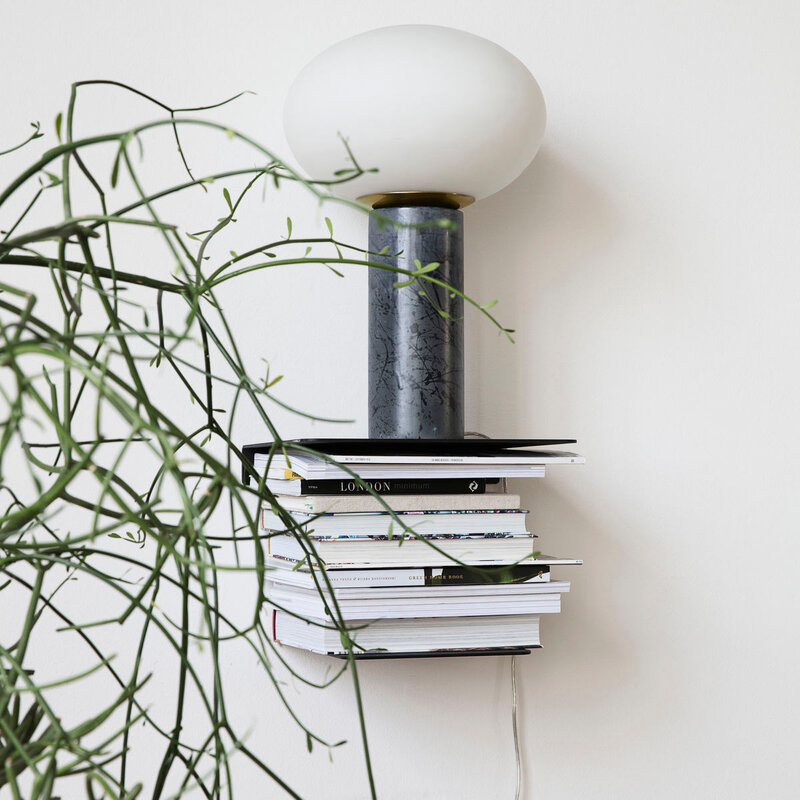 House Doctor-collectie Wall Shelf Book Black