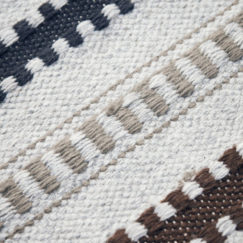 House Doctor-collectie Rug Terra Light Gray 140x200