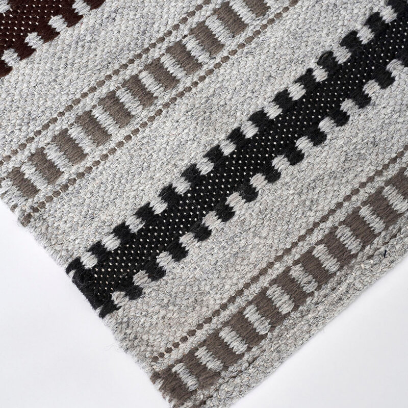 House Doctor-collectie Rug Terra Light Gray 140x200