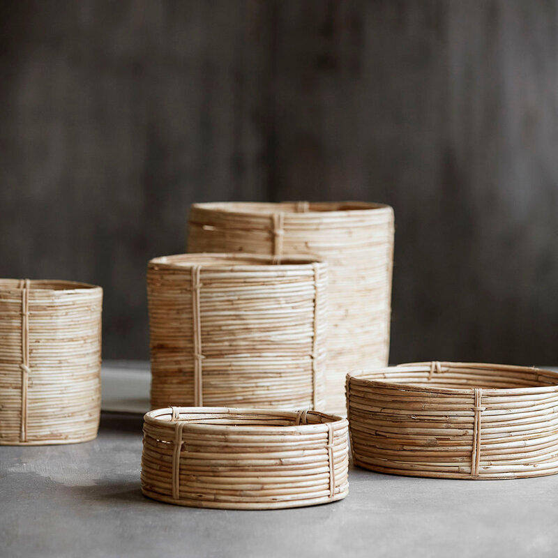 House Doctor-collectie Baskets Chaka (set of 3) Natural
