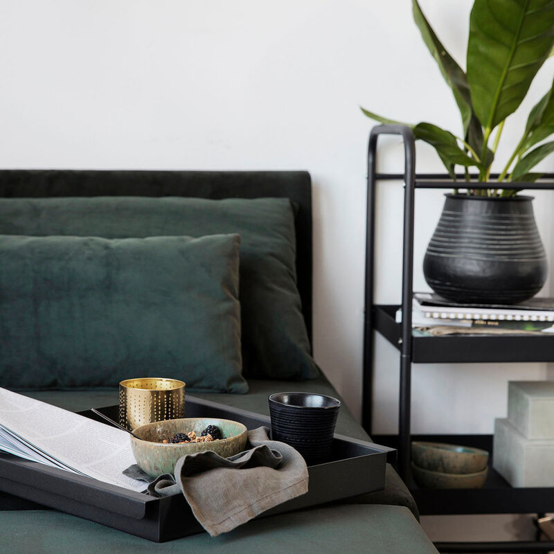 House Doctor-collectie Trolley Roll Black