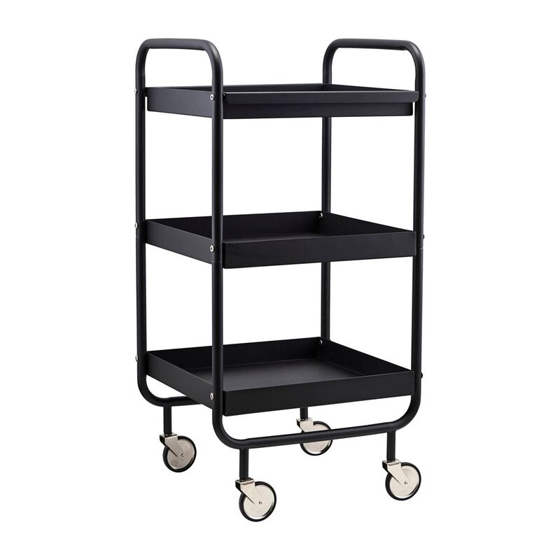 House Doctor-collectie Trolley Roll Zwart