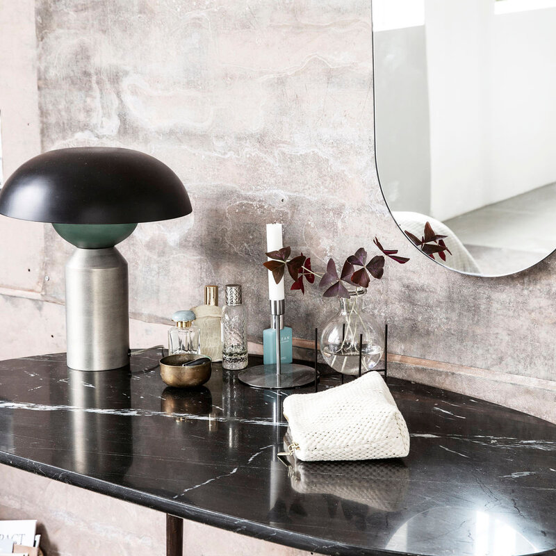 House Doctor-collectie Desk Eda Black marble