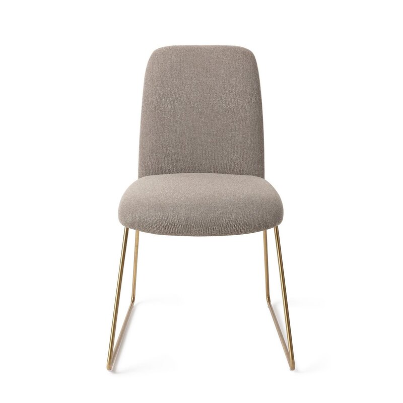 Jesper Home-collectie Taiwa Foggy Fusion Eetkamerstoel - Slide Gold