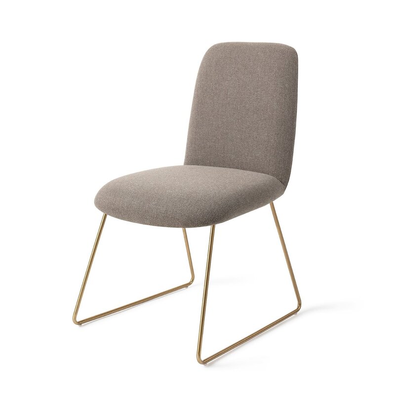 Jesper Home-collectie Taiwa Foggy Fusion Eetkamerstoel - Slide Gold