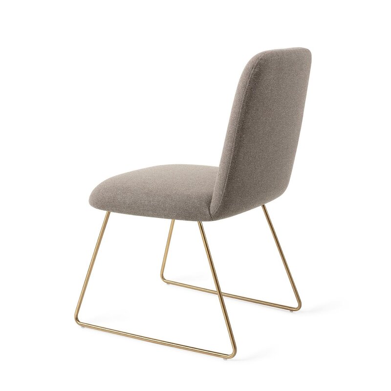 Jesper Home-collectie Taiwa Foggy Fusion Eetkamerstoel - Slide Gold