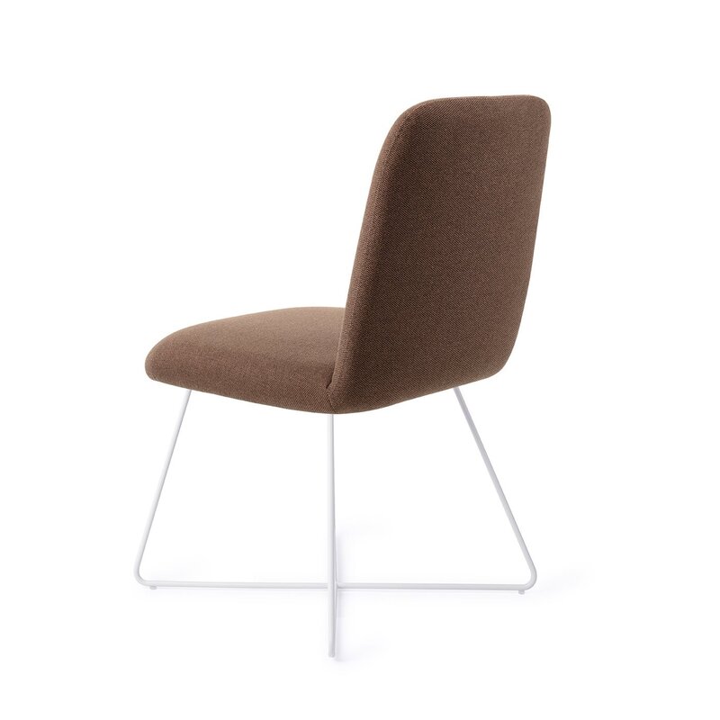 Jesper Home Taiwa Rustic Rye Eetkamerstoel - Cross white