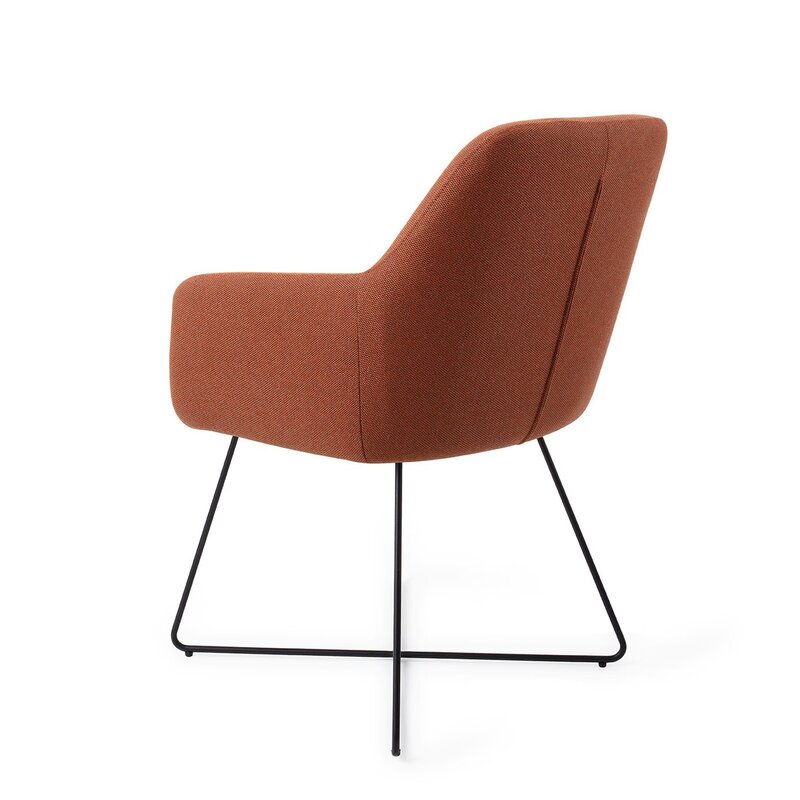 Jesper Home-collectie Hiroo Hearth Harmony Eetkamerstoel - Cross black