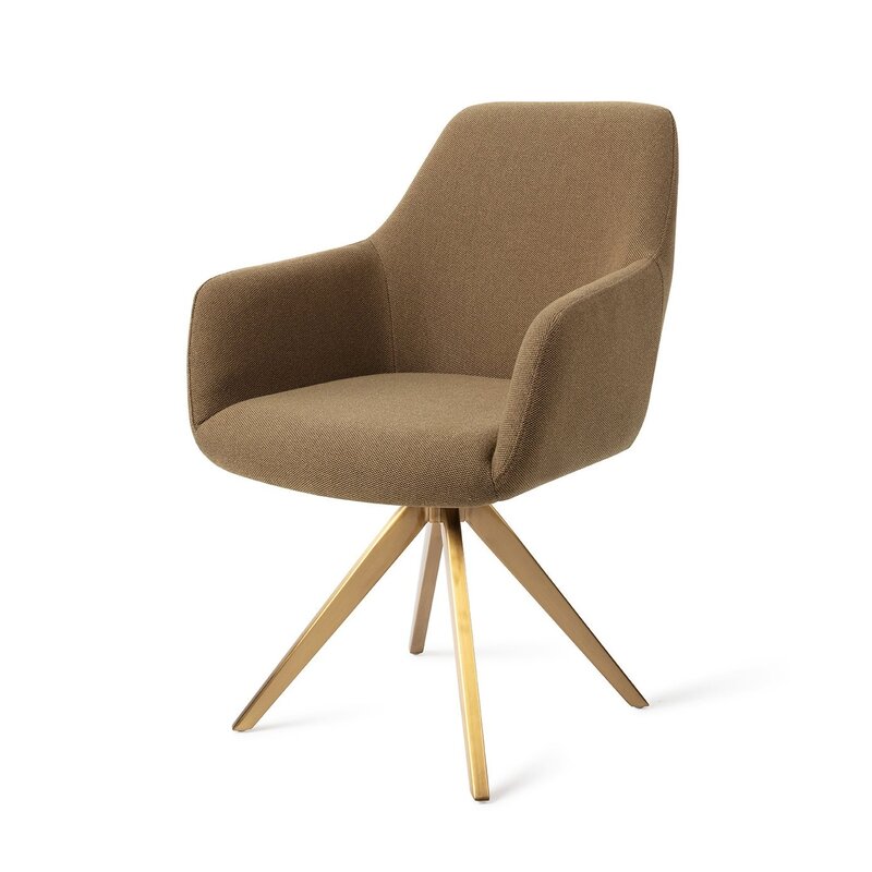 Jesper Home-collectie Hiroo Willow Eetkamerstoel - turn  Gold