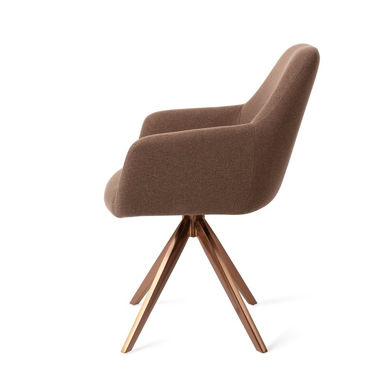 Jesper Home-collectie Hiroo Rustic Rye Eetkamerstoel - turn  Rose