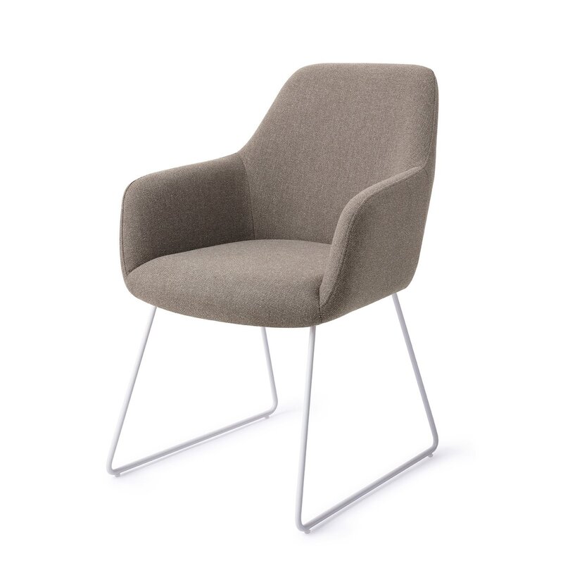 Jesper Home Hiroo Foggy Fusion Eetkamerstoel - Slide white