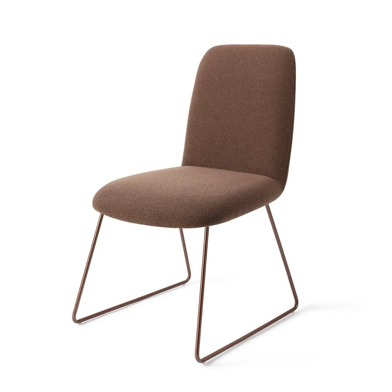 Jesper Home-collectie Taiwa Rustic Rye Eetkamerstoel - Slide Rose