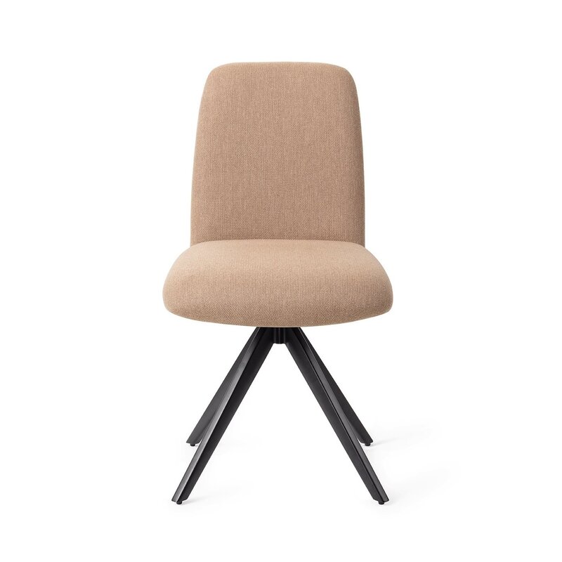 Jesper Home-collectie Taiwa Whisper Wheat Eetkamerstoel - turn  black
