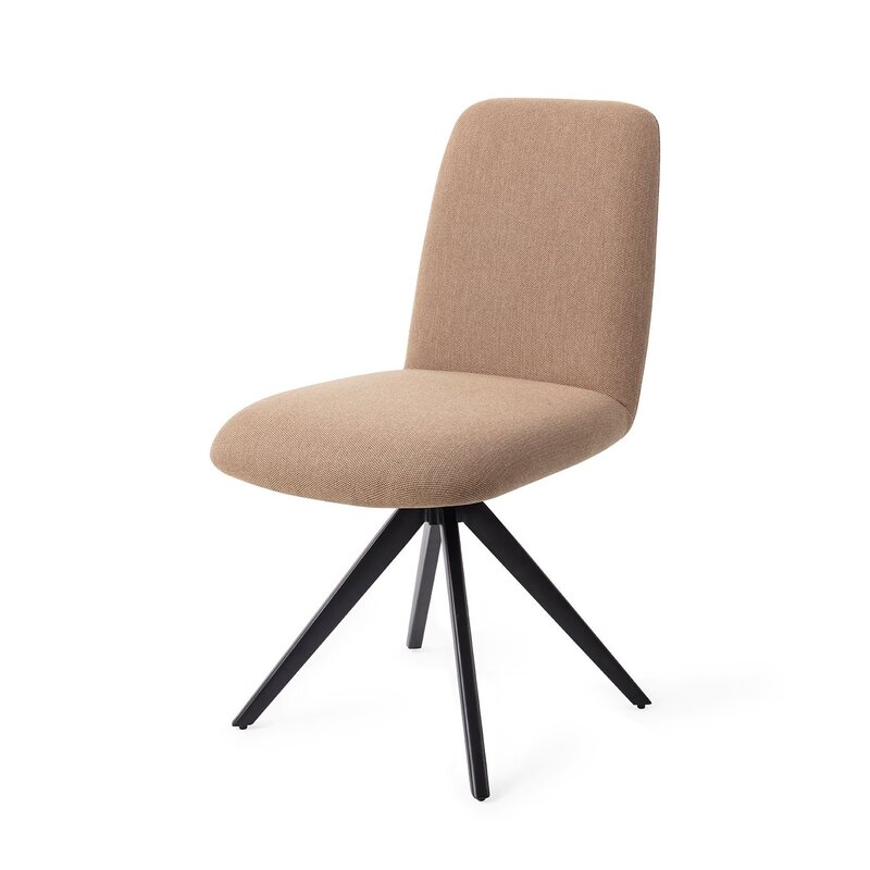 Jesper Home-collectie Taiwa Whisper Wheat Eetkamerstoel - turn  black