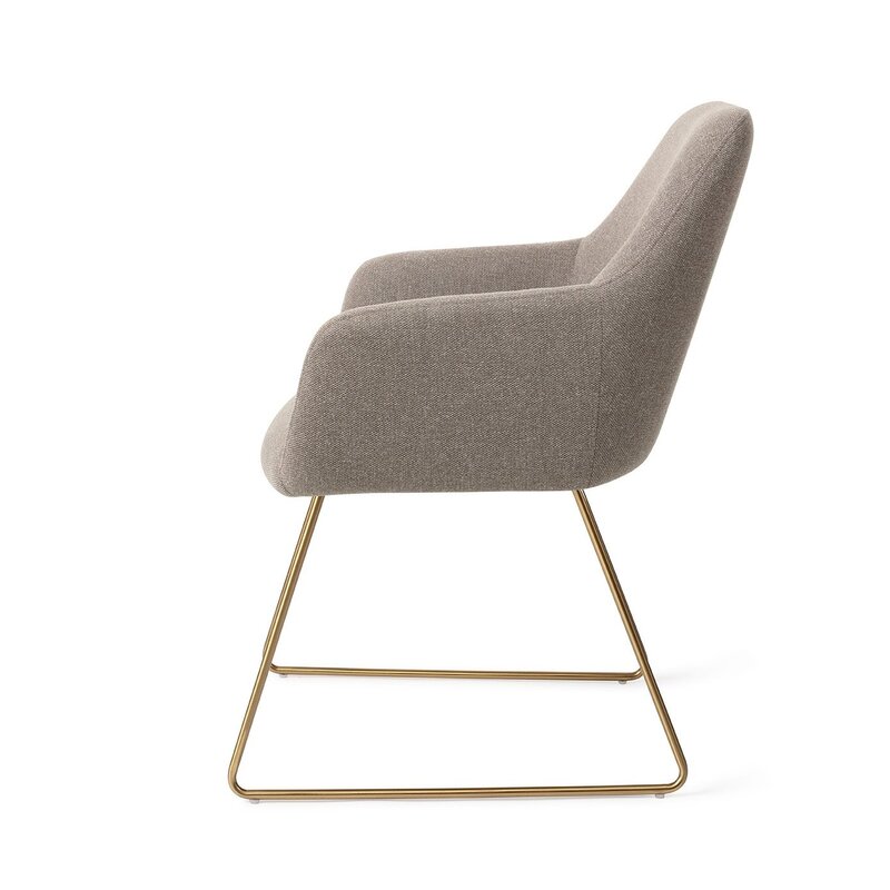 Jesper Home Hiroo Foggy Fusion Dining Chair - Slide Gold