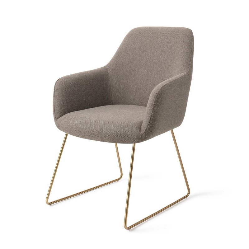 Jesper Home Hiroo Foggy Fusion Dining Chair - Slide Gold