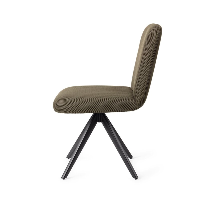 Jesper Home-collectie Taiwa Jungle Jewel Eetkamerstoel - turn  black