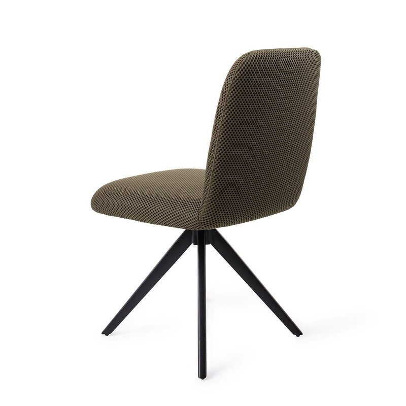 Jesper Home-collectie Taiwa Jungle Jewel Eetkamerstoel - turn  black