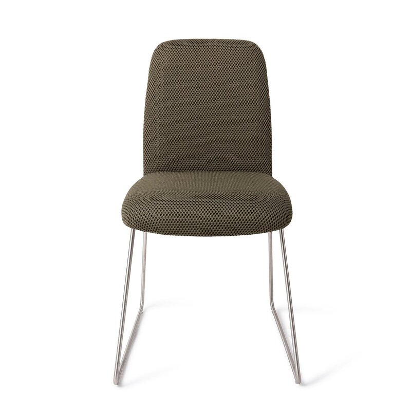 Jesper Home-collectie Taiwa Jungle Jewel Eetkamerstoel - Slide Steel
