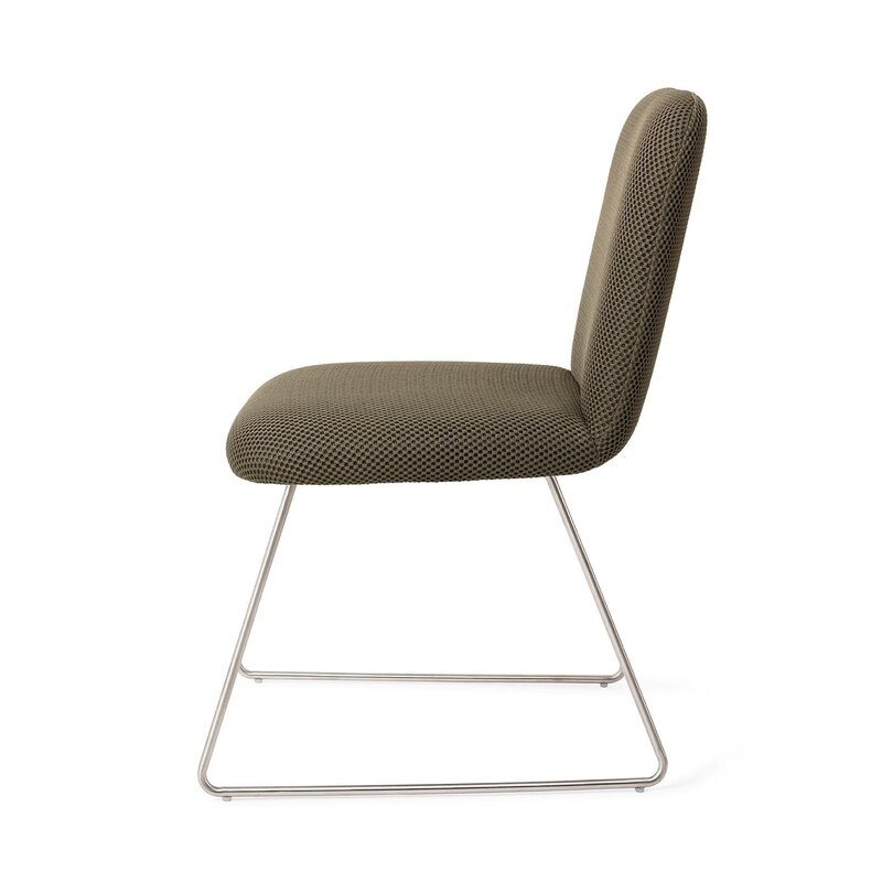 Jesper Home-collectie Taiwa Jungle Jewel Eetkamerstoel - Slide Steel
