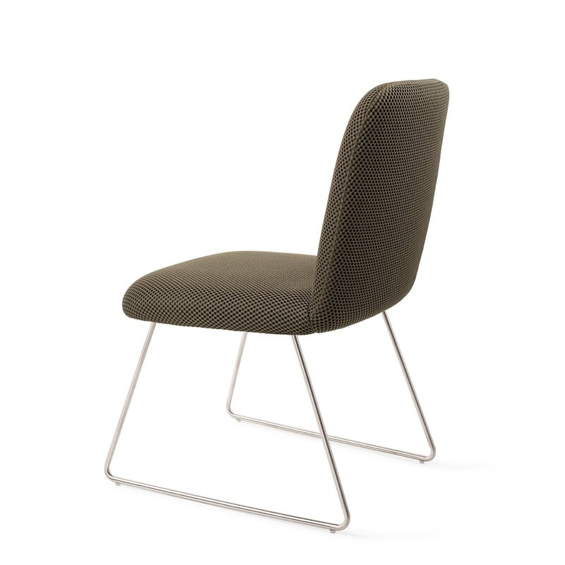 Jesper Home-collectie Taiwa Jungle Jewel Eetkamerstoel - Slide Steel
