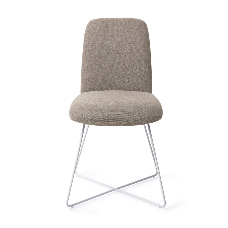 Jesper Home-collectie Taiwa Foggy Fusion Eetkamerstoel - Cross white