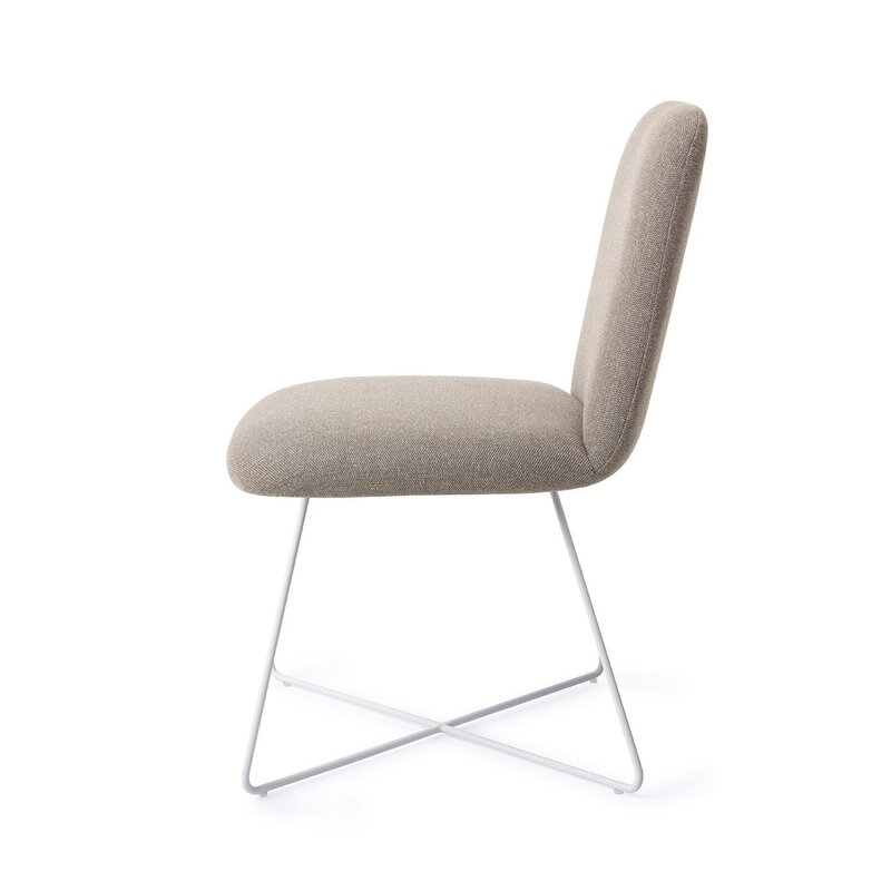 Jesper Home-collectie Taiwa Foggy Fusion Eetkamerstoel - Cross white