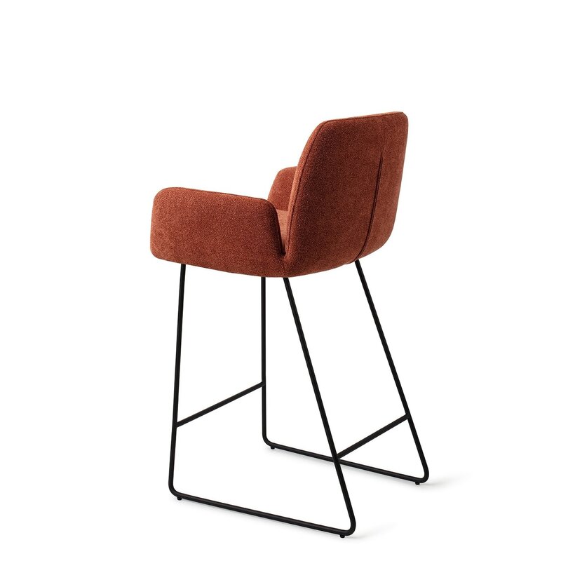 Jesper Home Misaki Cozy Copper Bar Stool - Slide black (L)
