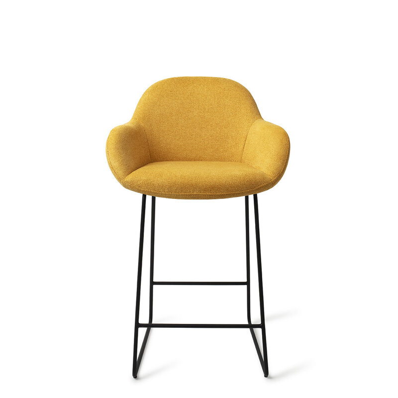 Jesper Home-collectie Kushi Sweet Corn Barkruk - Slide black (L)