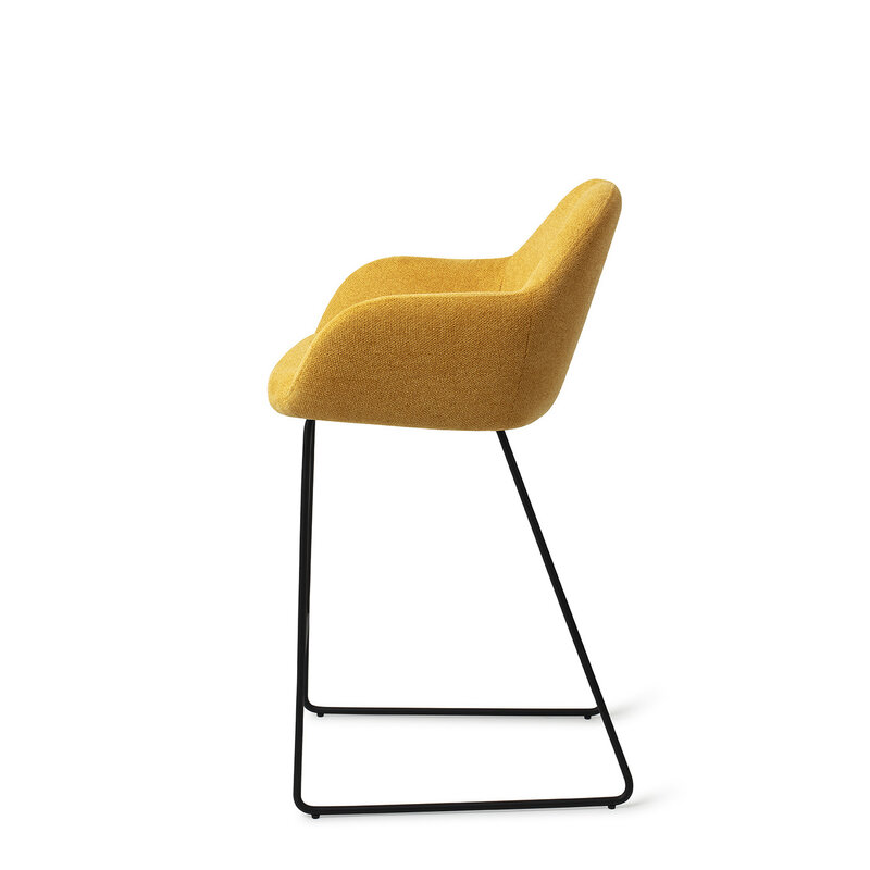 Jesper Home-collectie Kushi Sweet Corn Barkruk - Slide black (L)