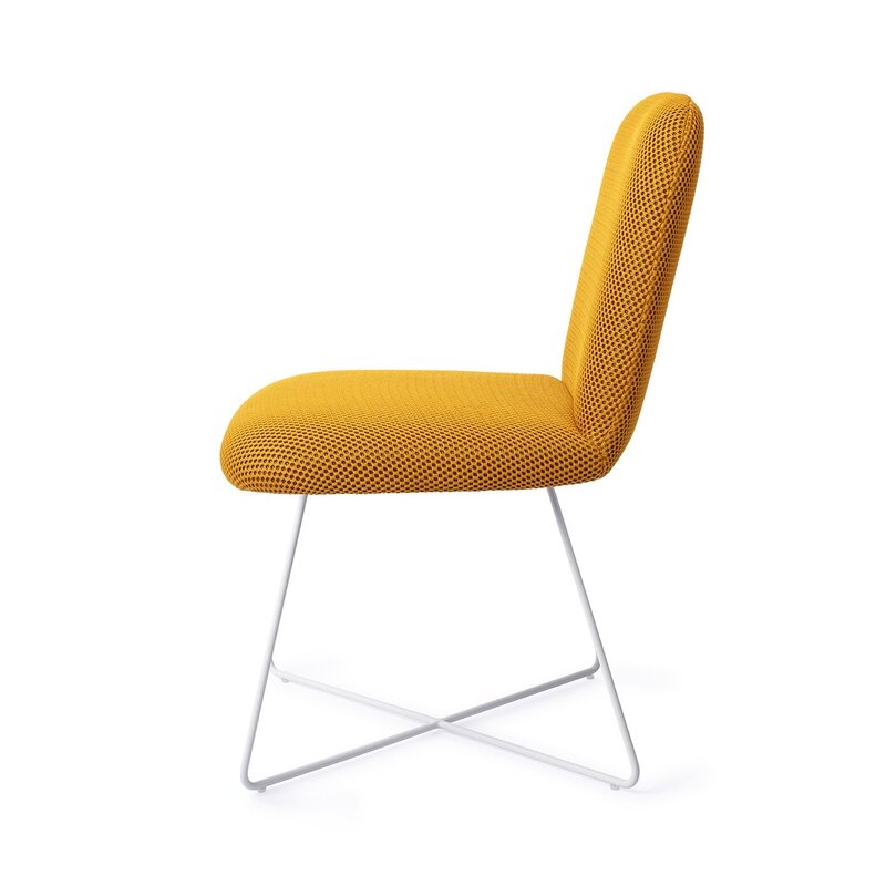 Jesper Home Taiwa Groovy Garam Dining room chair - Cross white