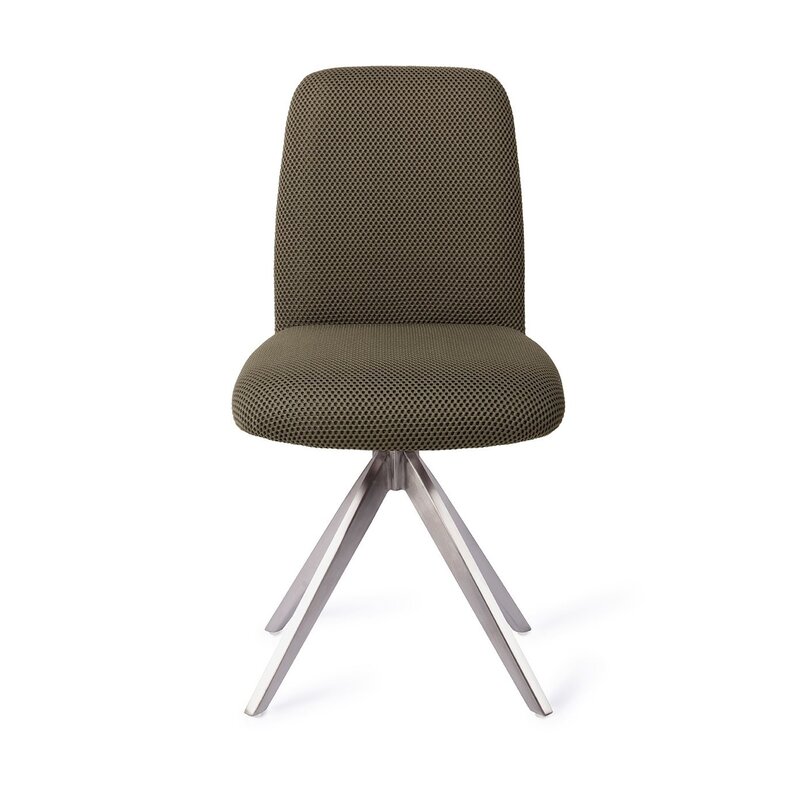 Jesper Home-collectie Taiwa Jungle Jewel Eetkamerstoel - turn  Steel