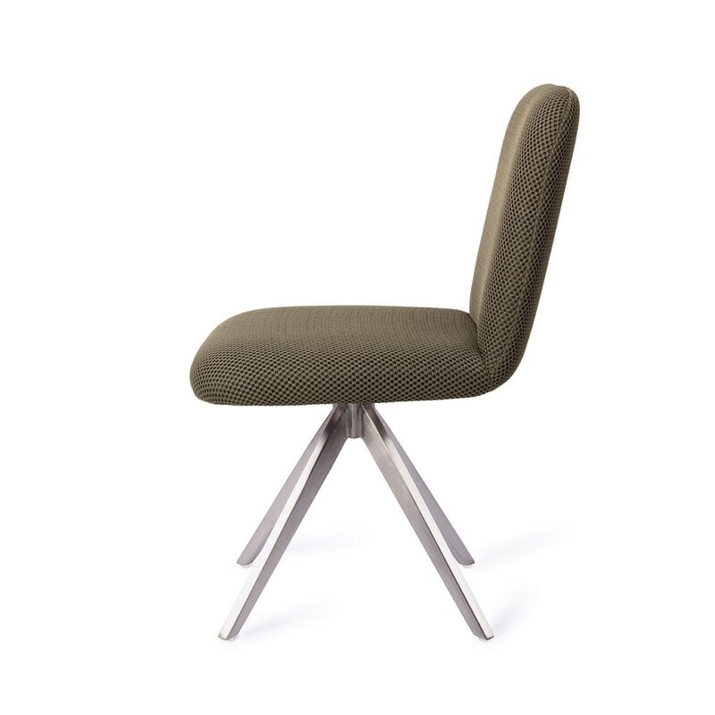 Jesper Home-collectie Taiwa Jungle Jewel Eetkamerstoel - turn  Steel