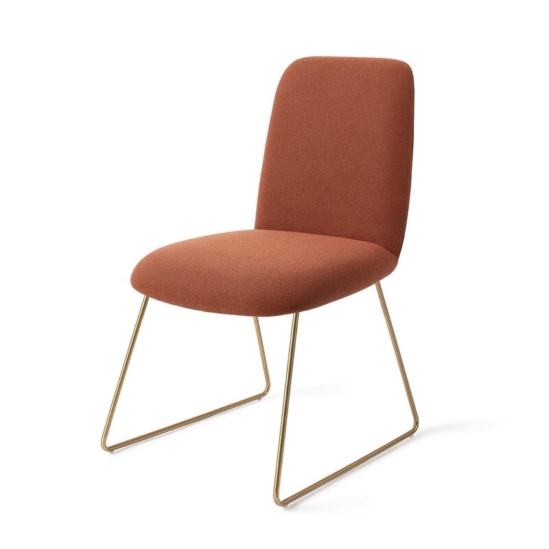 Jesper Home-collectie Taiwa Hearth Harmony Eetkamerstoel - Slide Gold
