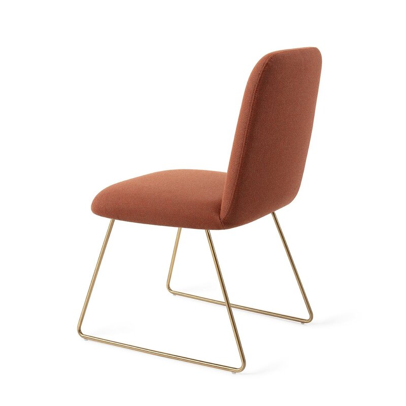 Jesper Home-collectie Taiwa Hearth Harmony Eetkamerstoel - Slide Gold
