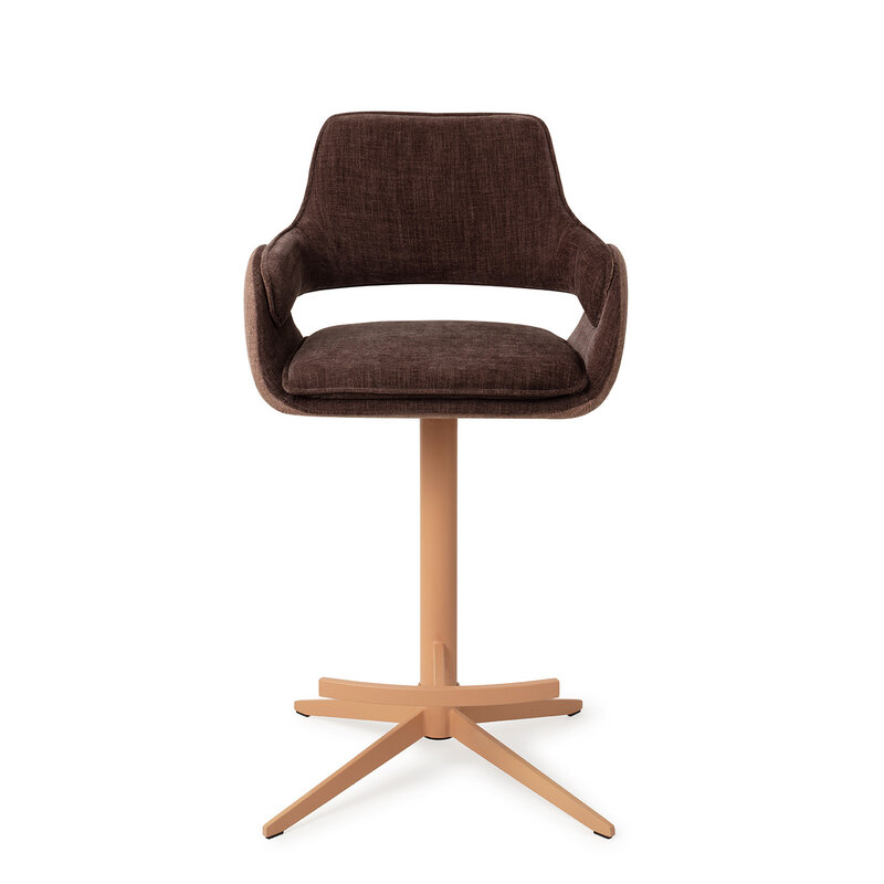 Jesper Home-collectie Oketo Chestnut Chase Barkruk (L)