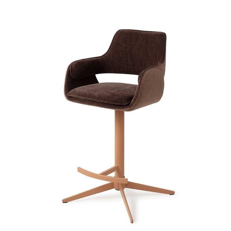 Jesper Home-collectie Oketo Chestnut Chase Barkruk (L)