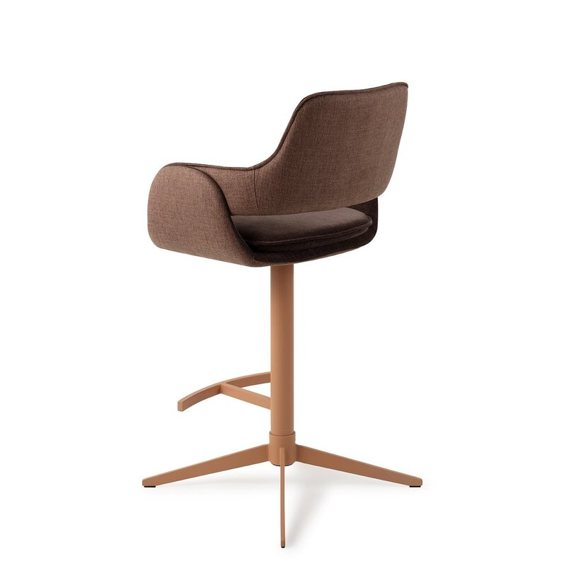 Jesper Home-collectie Oketo Chestnut Chase Barkruk (L)