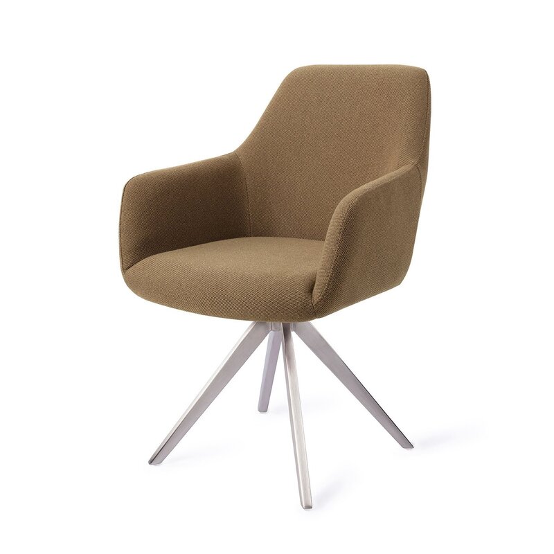 Jesper Home-collectie Hiroo Willow Eetkamerstoel - turn  Steel