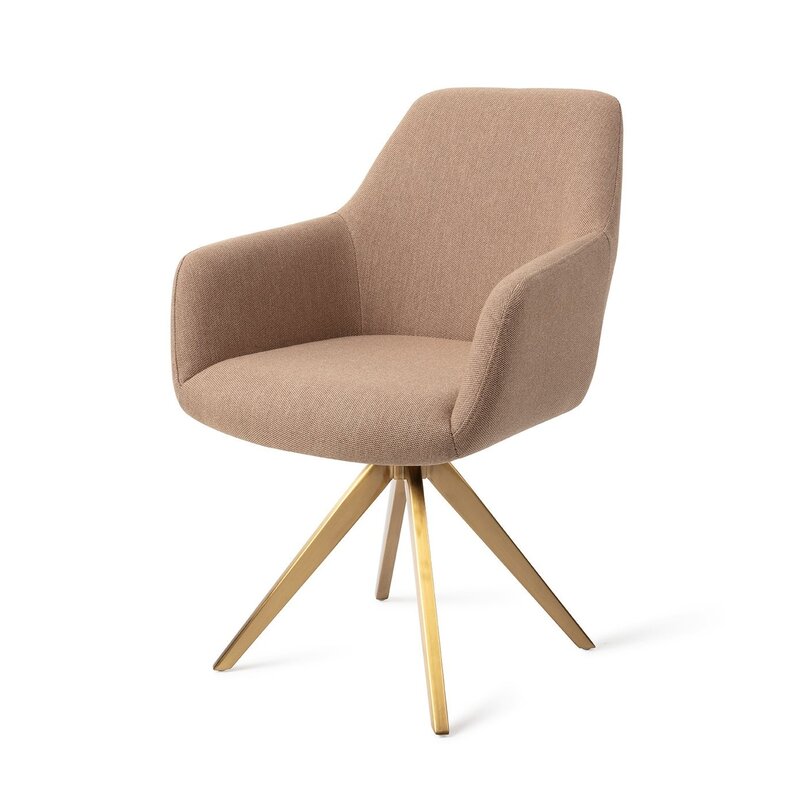 Jesper Home Hiroo Whisper Wheat Dining room chair - turn Gold