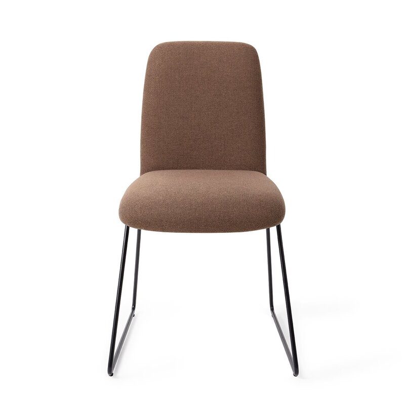 Jesper Home-collectie Taiwa Rustieke Rogge Eetkamerstoel - Slide black