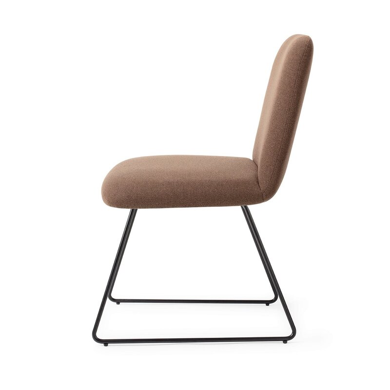 Jesper Home-collectie Taiwa Rustieke Rogge Eetkamerstoel - Slide black