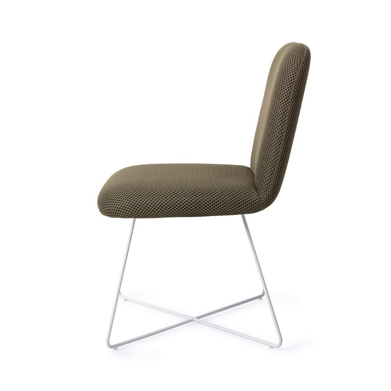 Jesper Home Taiwa Jungle Jewel Dining room chair - Cross white_x000D_<br />
_x000D_<br />
Taiwa Jungle Jewel Dining room chair - cross white