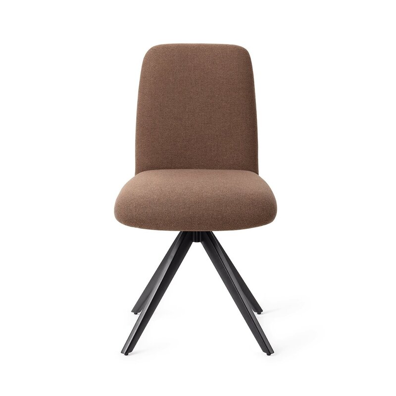 Jesper Home-collectie Taiwa Rustic Rye Eetkamerstoel - turn  black