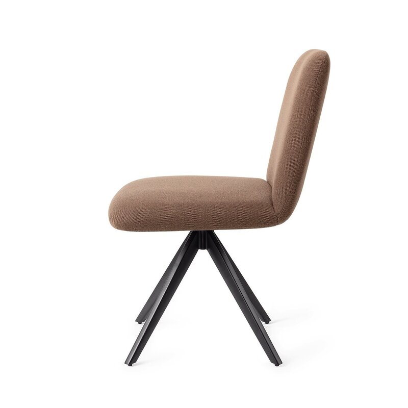 Jesper Home-collectie Taiwa Rustic Rye Eetkamerstoel - turn  black