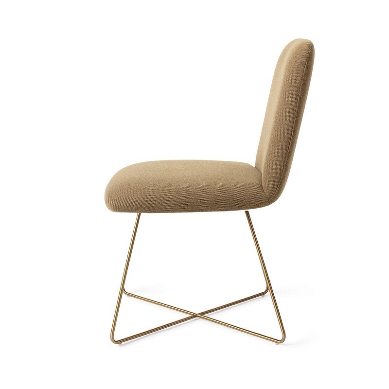 Jesper Home-collectie Taiwa Willow Eetkamerstoel - Cross Gold