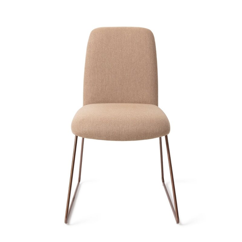 Jesper Home-collectie Taiwa Whisper Wheat Eetkamerstoel - Slide Rose