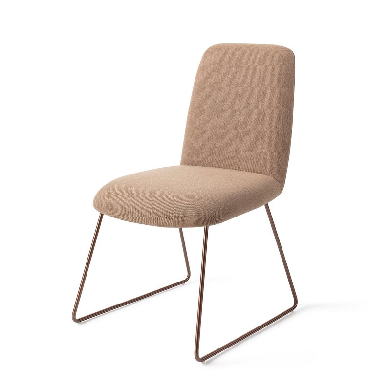 Jesper Home-collectie Taiwa Whisper Wheat Eetkamerstoel - Slide Rose